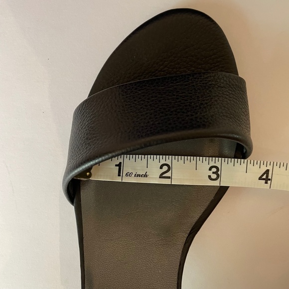 Stuart Weitzman Broadband Nero Sport Calf sandal Leather 9.5M - Picture 13 of 15